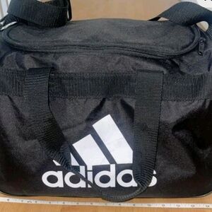 Adidas Classic Black and White Duffel Bag